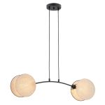 Emibig Pendelleuchte Motif Stahl Schwarz | Geeignet für 2x E27 - Max 15W