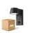 Mehrfachpackung 4x D'Lite Wandleuchte Lira Schwarz 7W 600lm 830 Warmweiß | IP54 - Bewegungssensor