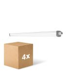 Lot 4x Ledvance Réglette LED Étanche Imperméable Slimvalue 36W 4000lm - 840 Blanc Froid | 120cm 