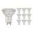 Lot 10x Noxion PerfectColor Spot LED GU10 PAR16 3W 230lm 36D - 927 Blanc Très Chaud | Meilleur rendu des couleurs - Dimmable - Équivalent 35W